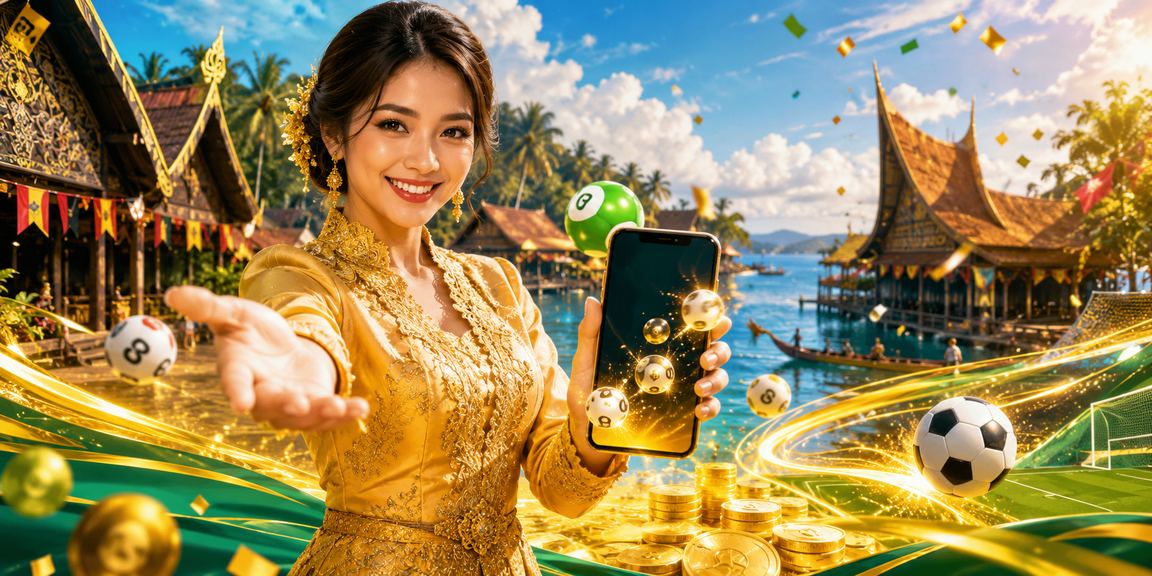 Pemenang loteri bergaya kebaya tradisional dari kawasan Sarawak Malaysia