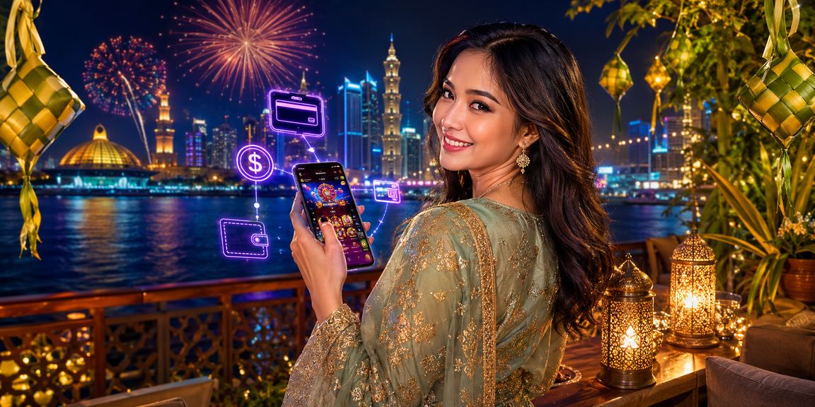 Pengguna membuat deposit untuk permainan popular semasa Hari Raya di Selangor