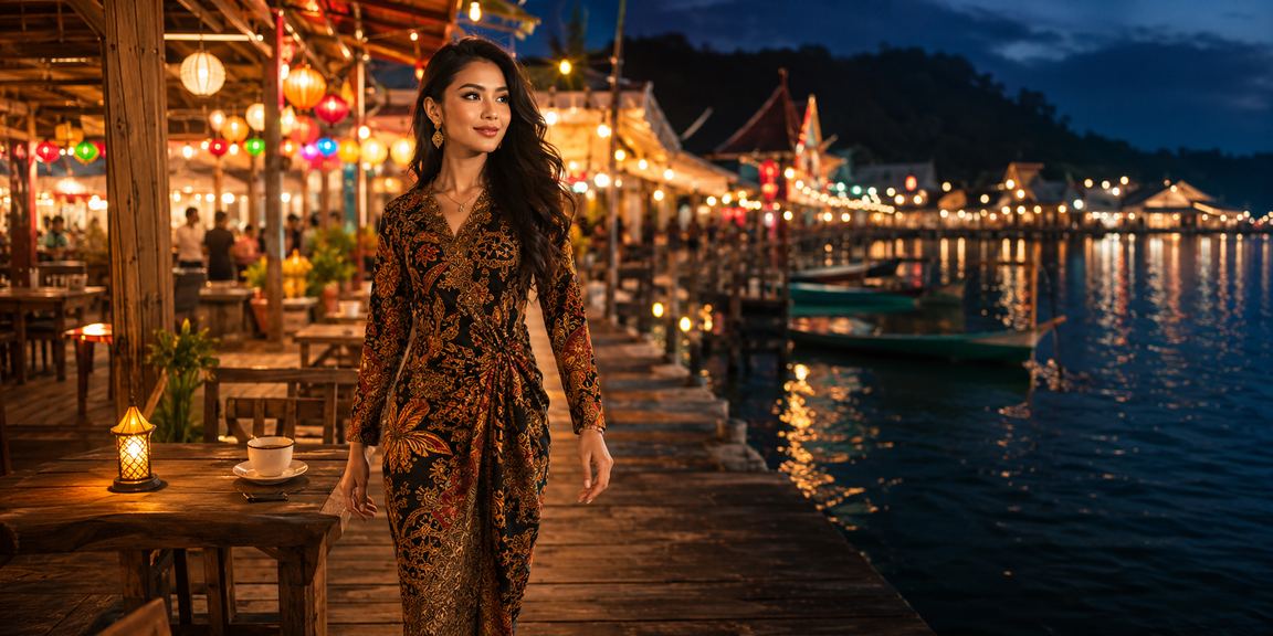 Pengguna VIP bertaruh badminton dengan batik tradisional Terengganu Malaysia